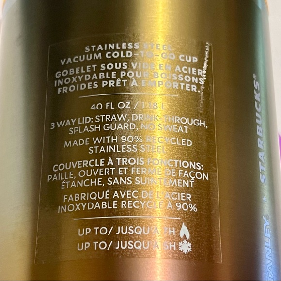 Starbucks x Stanley Sunset Gradient Quencher Tumbler 40oz - Picture 4 of 10